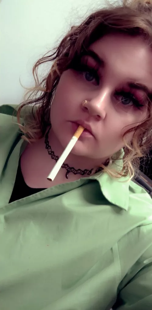 About to brave the cold for a smoke break. by voidishdevoidishxx