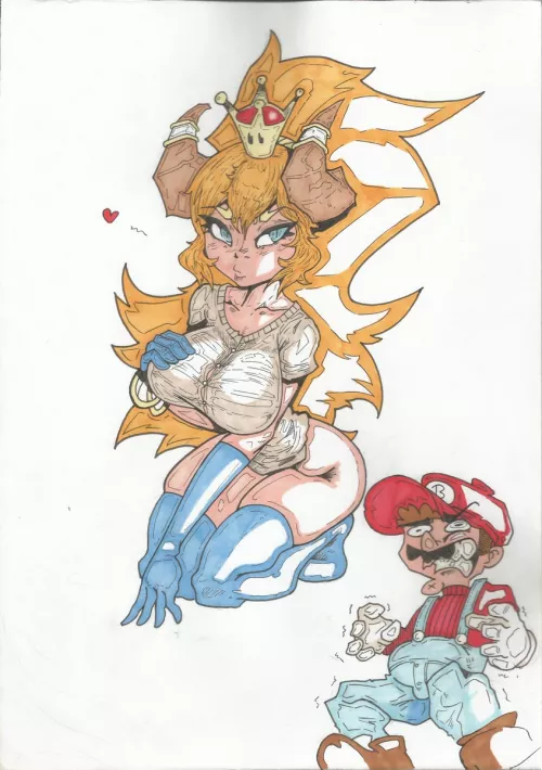 About to break [Super Mario] (@poweruser_sh) by Odbicie