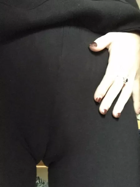 About to walk out of my dorm like this without panties 😉 by SomeGlass1497