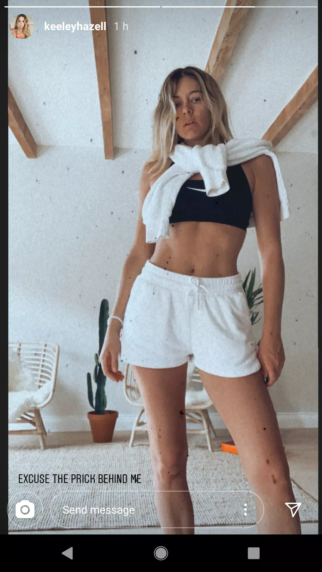 Abs (IG story) posted by BowWaveBandit