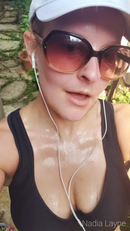 Absolutely soaked after my run. by NadiaLayne_