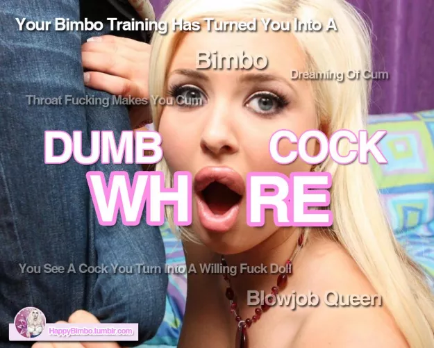 Accept your place as a bimbo cock slave. Come kik me: HungAlphaBwc2021 by AlphaBWC2020