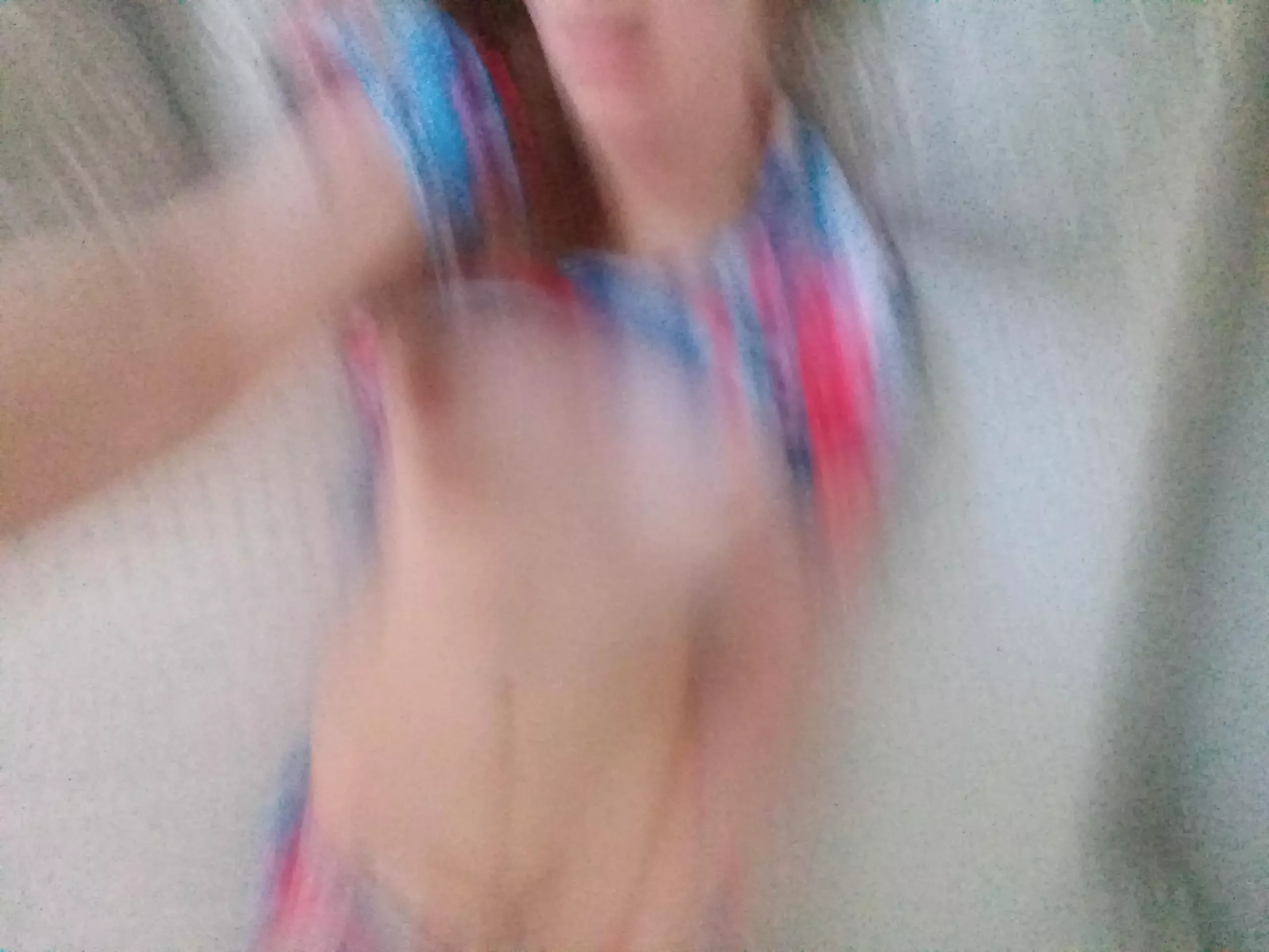 Accidentally moved my phone too early before the camera took the pic and got this blurry mess 🙃 posted by that_autistic_girl