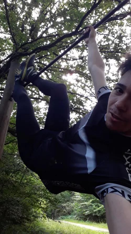 Acrobatics in the forest 😁 by Lioniane