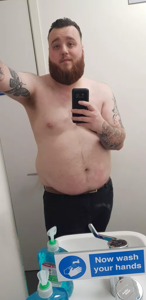 Actually did my hair today by beardednchubbyguy