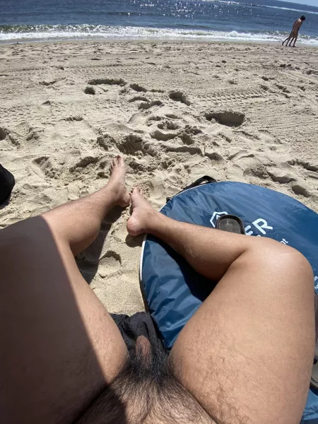 Ad the nude beach by PolarBearxSeaOtter