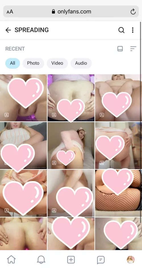 added a new album to my page! spreading lips & cheeks for the world to see my pink holes 🥰 link in comments by poutprincessxxx