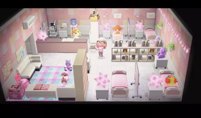 Added onto my little space hospital little nurses station with beds and a toy area. What do you guys think? by Mixy-Chan