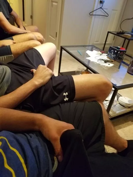 Adjustin Hangin With The Bros posted by NudeBiGuy