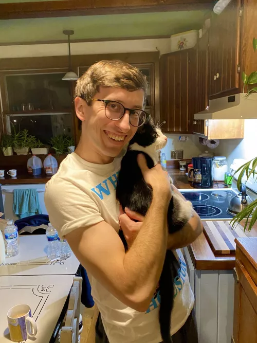 Adopted a sweet kitty :) by PiikaSnap