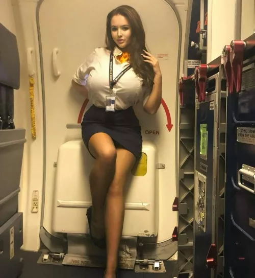 Adorable flight attendant by sispolishboi