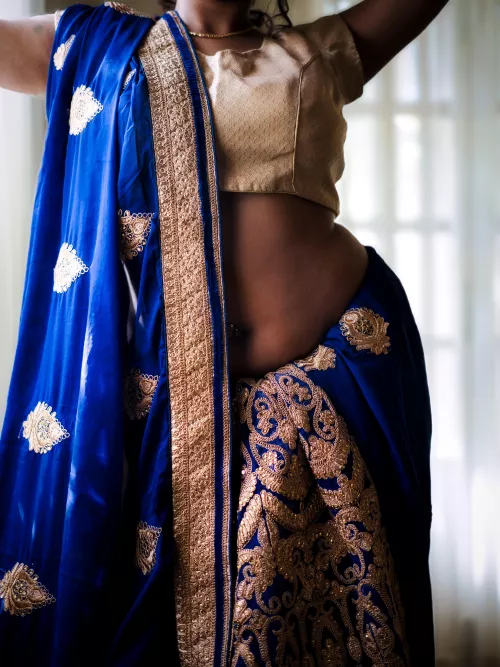 Adorn wearing sarees 😉 by freakyindianbebe