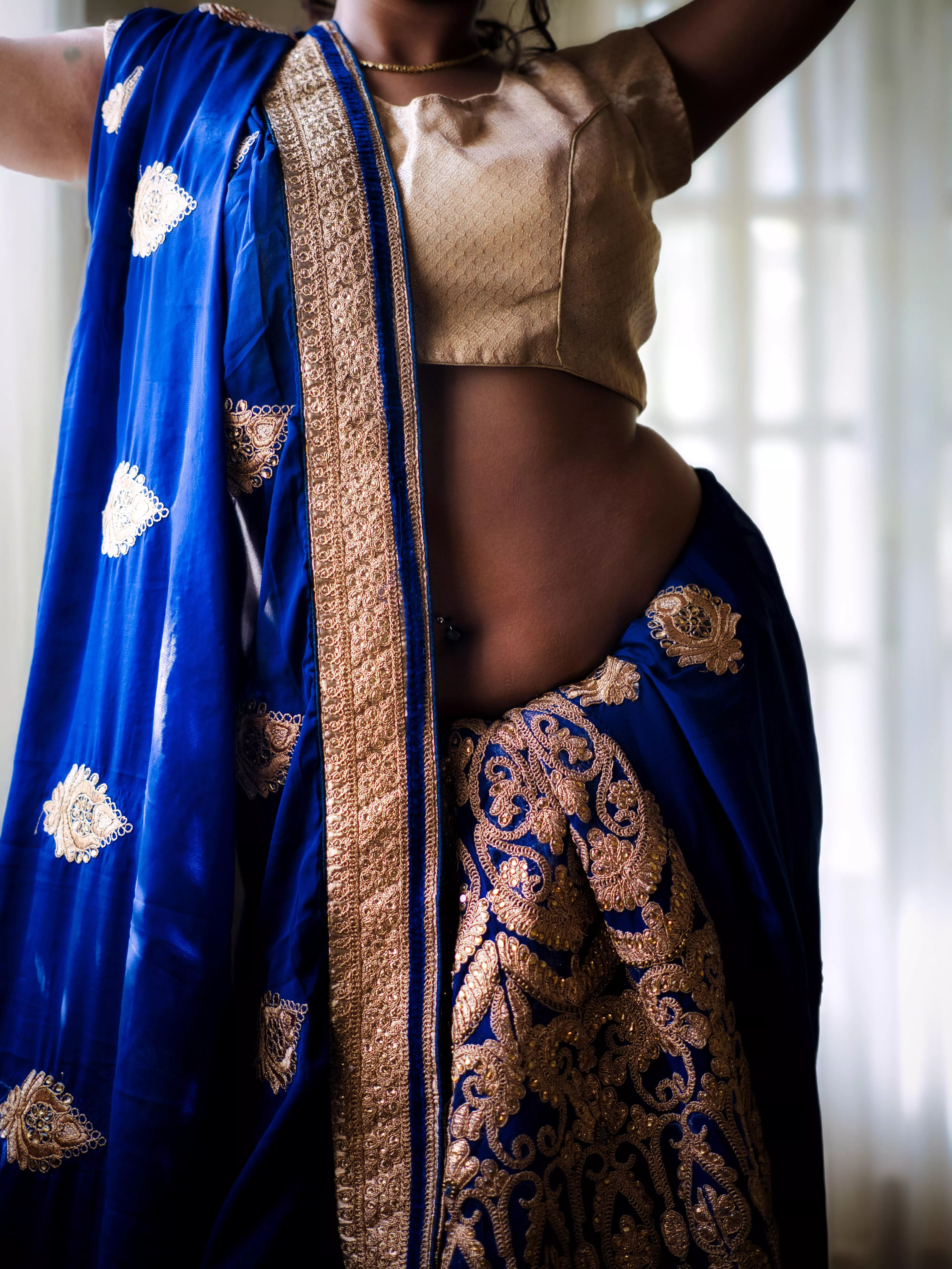 Adorn wearing sarees 😉 posted by freakyindianbebe