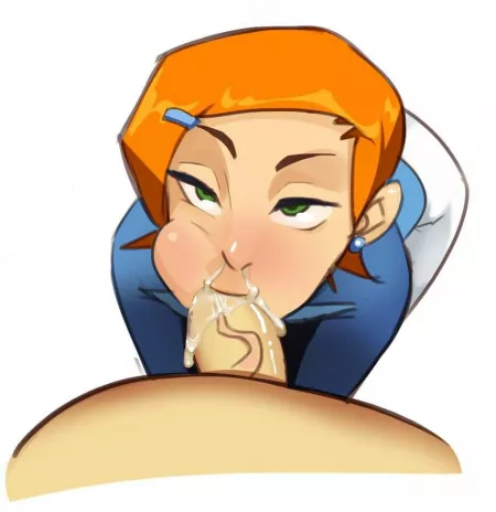 Adult Gwen Tennyson - Sloppy Blowjob (Polyle) [Ben 10] by Iamdoingathing