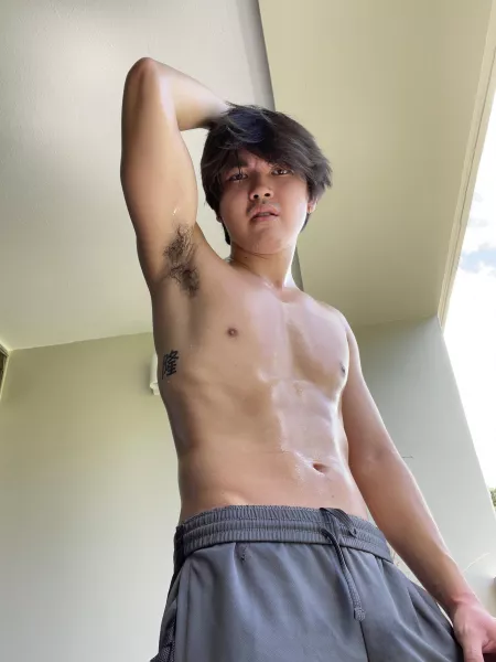 After a humid leg day.. clean me up with ur 👅 by YourSonAaron