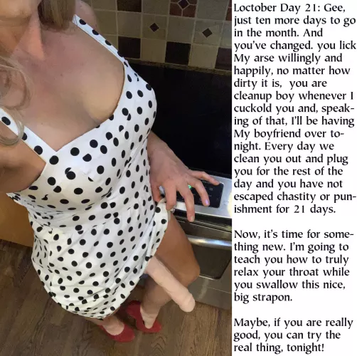 After all you have been such a good boy so far this month. by cbtok