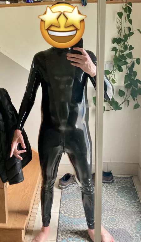 After been a long time lurker and poster here here My first catsuit 😎 [M28] by vasio16adict