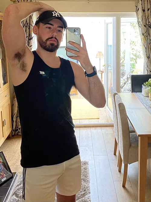 After gym selfie 😉 by uncut_otter