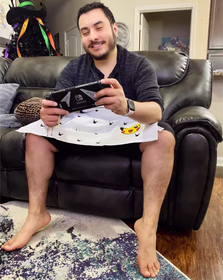 After I cook, I sit down and play some Switch 💖 by twistedmonkey07