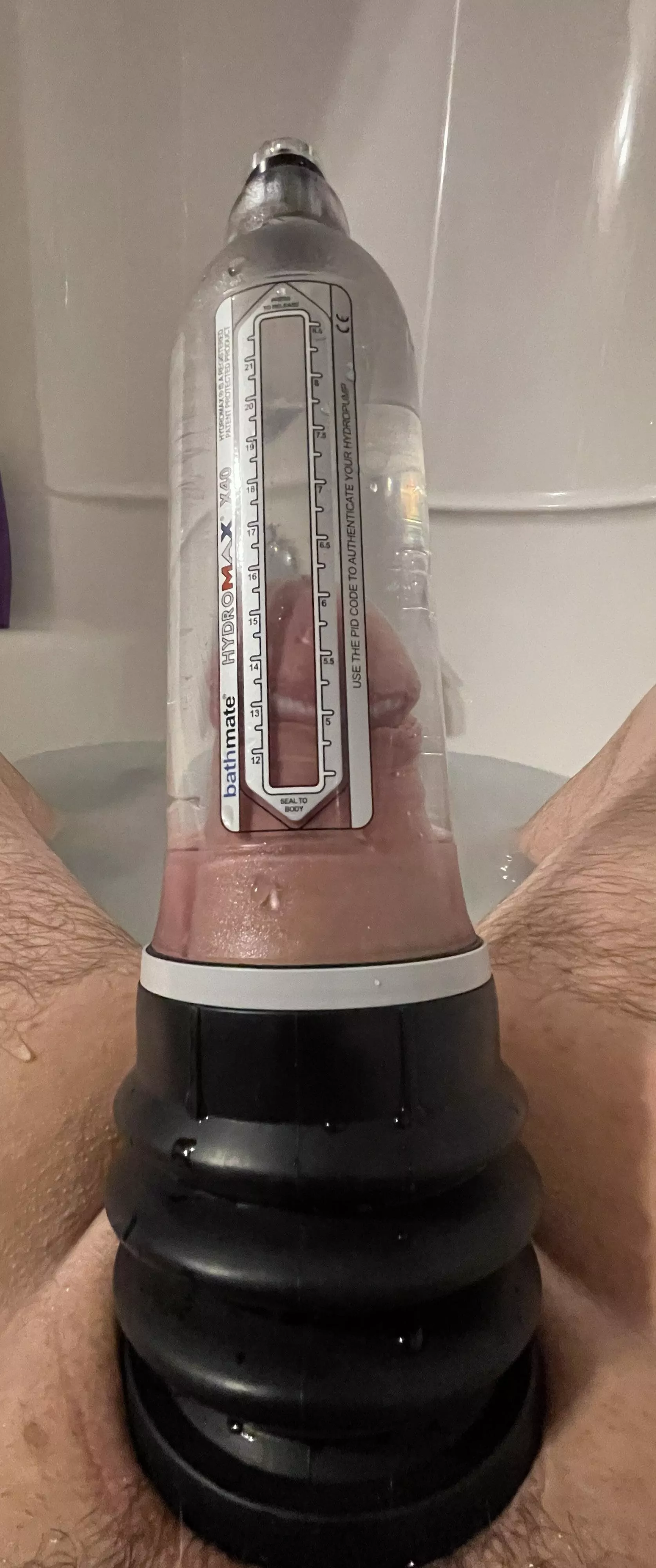 After much delay. Trying out my bathmate hydromax again posted by Hugeboobsbigcock