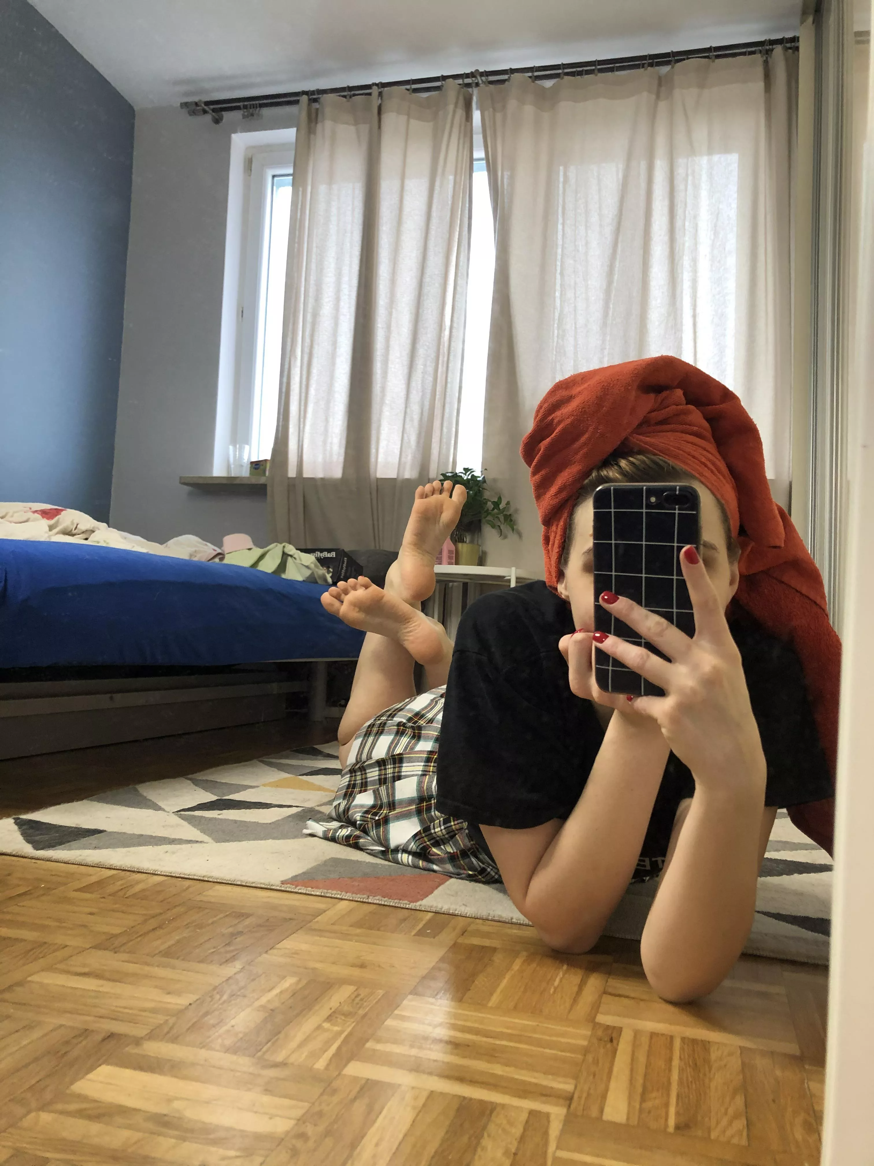 After shower 🚿 posted by kirojpg