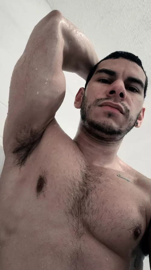 After workout shower by Bad_Jafet