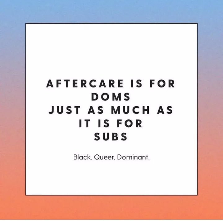 Aftercare is for everyone ✨❤️ posted by miss-gentle