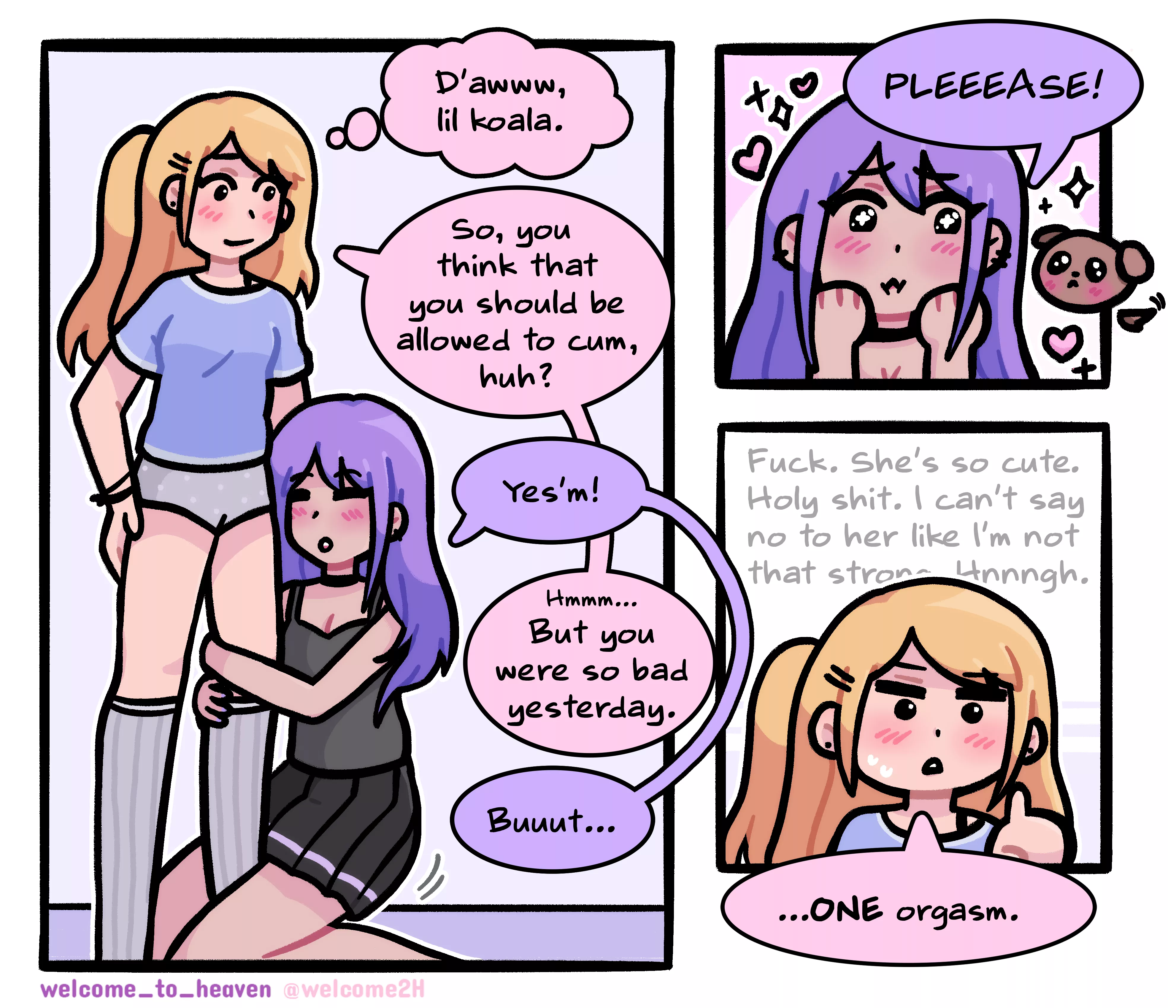 Ah yes...the dom kryptonite 🥺✨ posted by Welcome_To_heaven