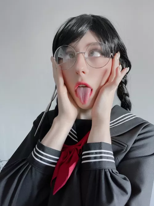 Ahegao by Toko Fukawa [OC] by Tulpina