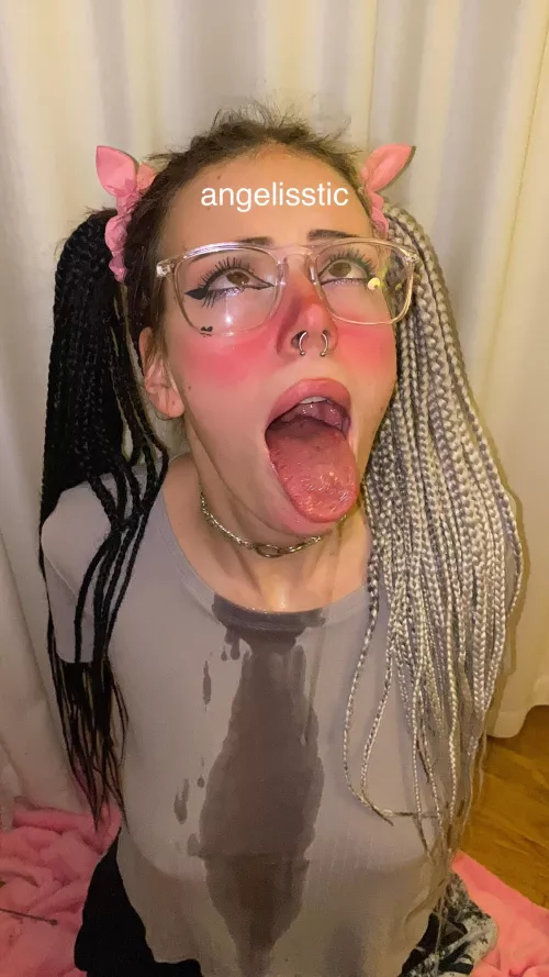 Ahegao with glasses, rate it by angelisstic_