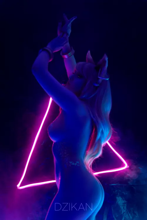 Ahri cosplay photoshoot by Dzikan (leage of legends) by MaoDzikan