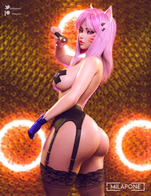 Ahri (Milapone) [League of Legends] by pouli-