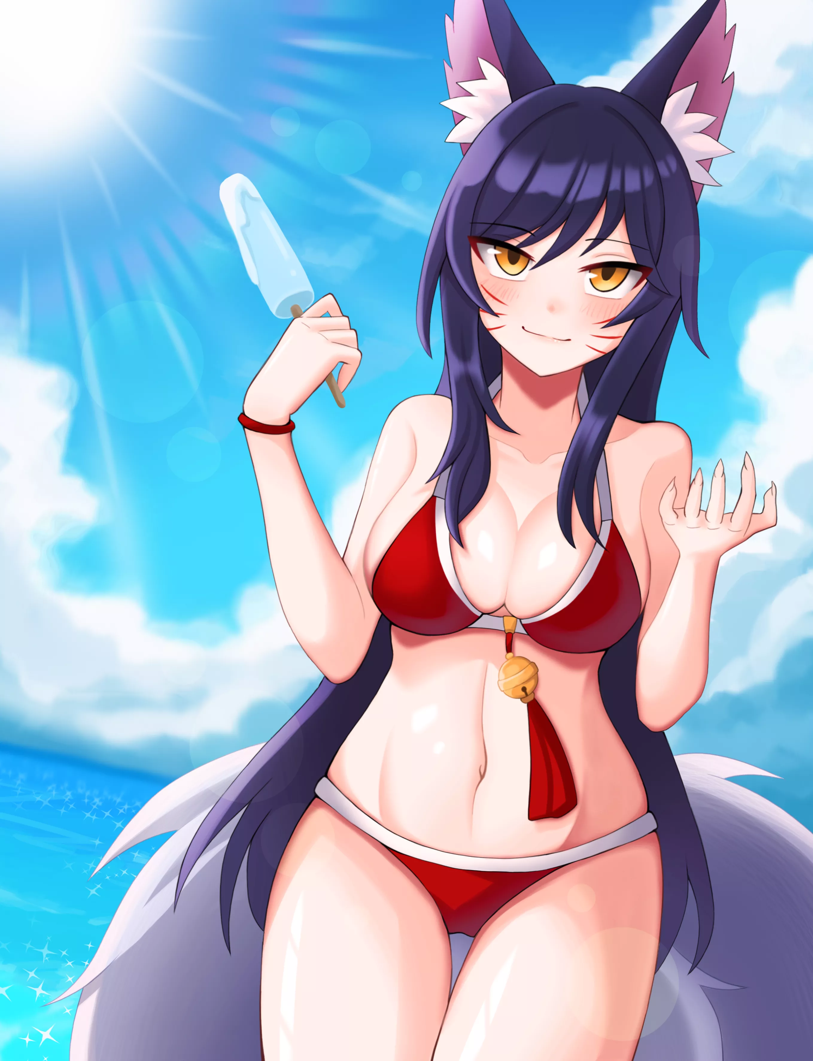 Ahri with bikini <3 [League of Legends] posted by Jerrytz97