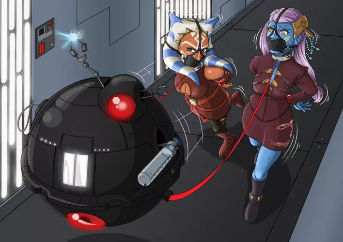 Ahsoka and Chuchi captured. (Unknown) by brooke1451