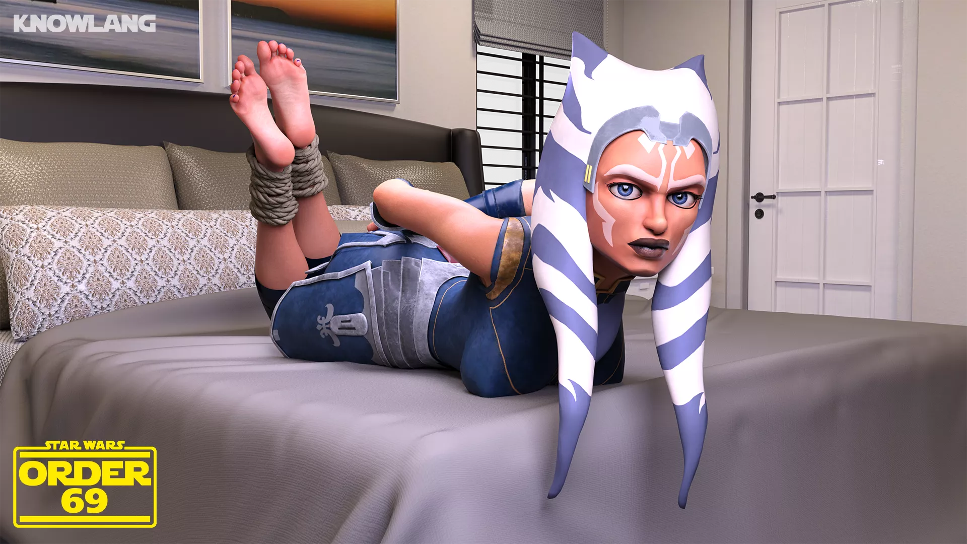 Ahsoka hogtied (knowlang/parodyse) posted by parodysegames
