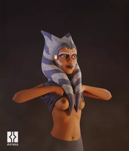 Ahsoka showing off (Airress) by Airress3D