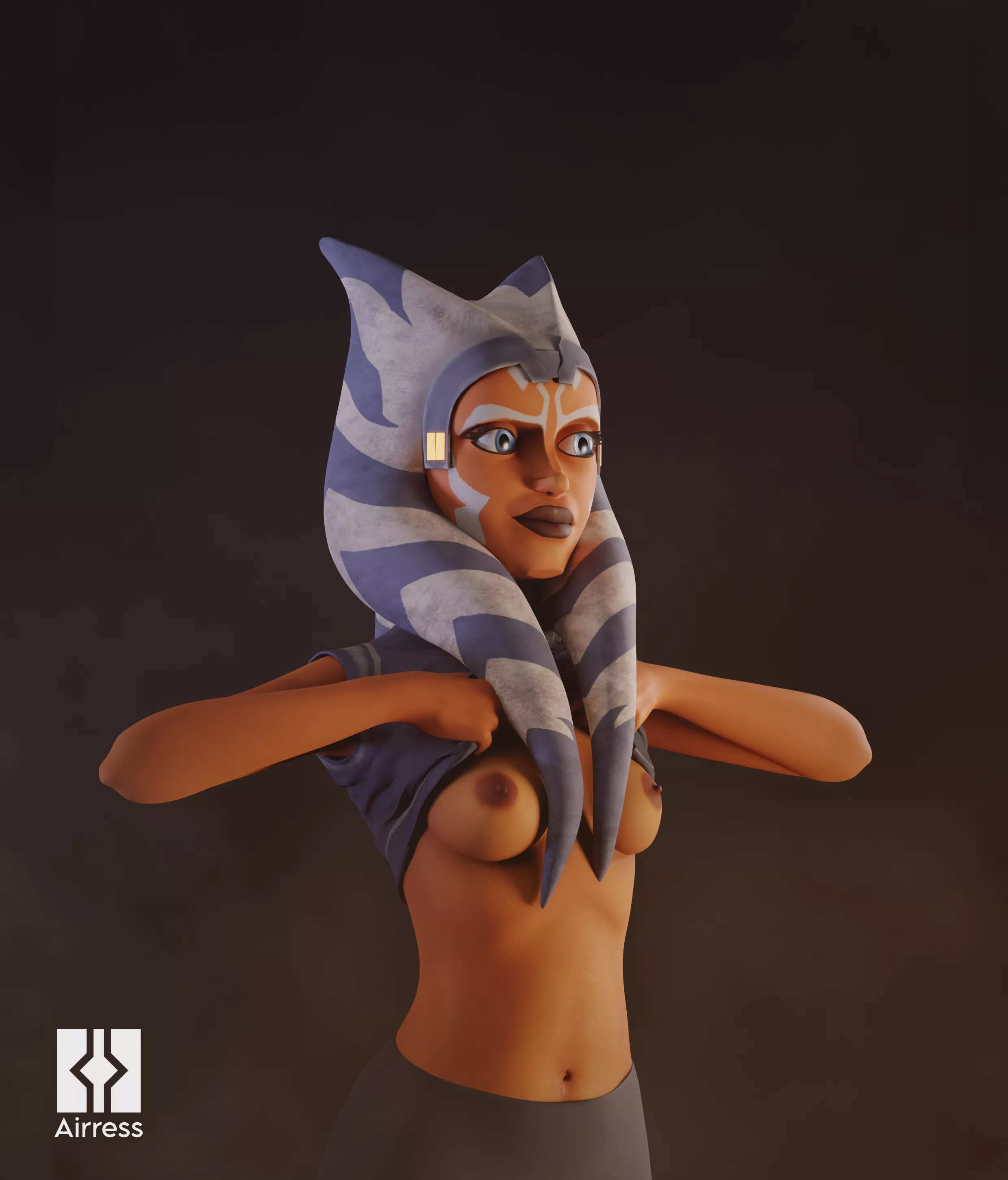 Ahsoka showing off (Airress) posted by Airress3D