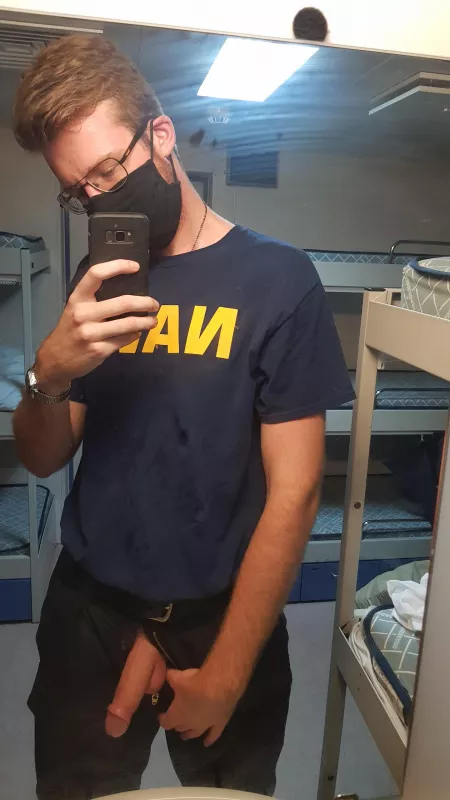 air con is broken.. do you think my shipmates mind me getting undressed? 😅 by MLG_BOB_ROSS