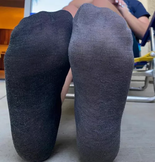 Airing out my sweaty mismatched socks 🧦 😛 by Realistic-Olive-9974