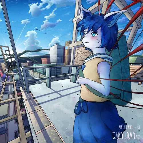 Airlen Niru - OC (Art by me) by Gary_Day