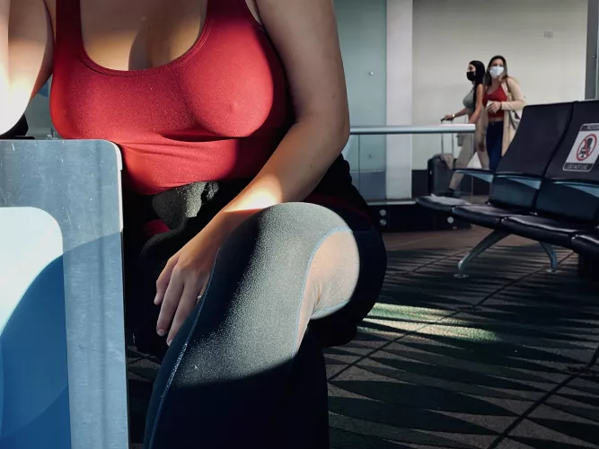 Airport days are the best days. Keep staring men, I love it. by thismamadrinks