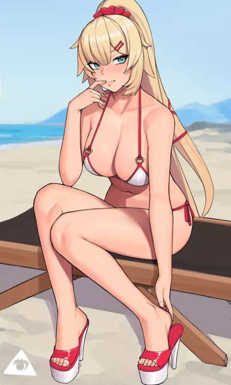 Akai Haato [Hololive] by cold_stew