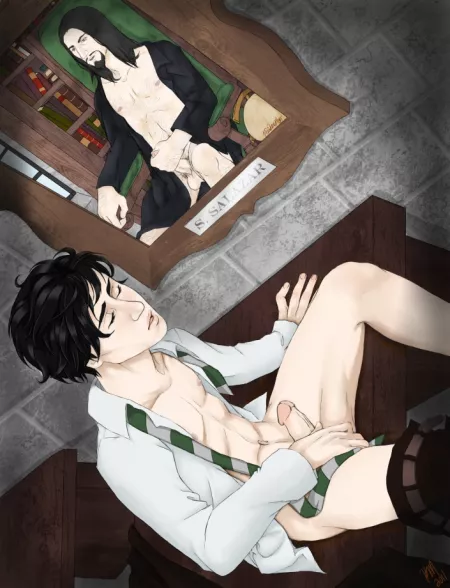 Albus jerks off with Salazar by AlbertMendez442