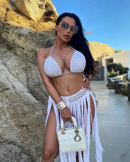 Aletta all white in Greece by zodiaczxc