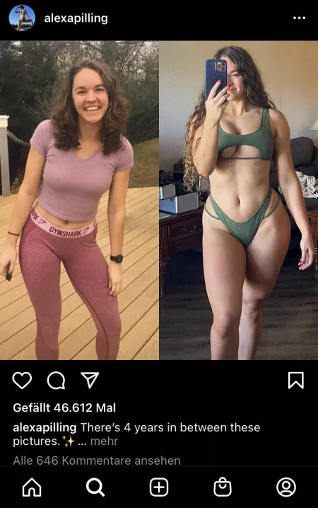 Alexa Pilling Mortensen (@alexapilling), posted by /u/DisastrousClock1818 by PawgAdjudicator