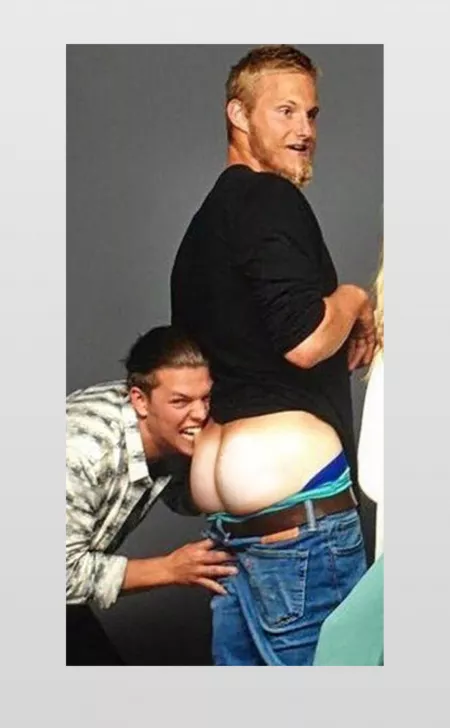 Alexander Ludwig getting his ass chewed on by Alex Høgh Andersen by realmarshallteller