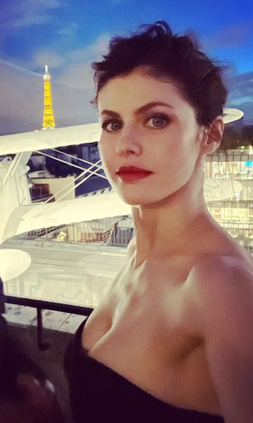 Alexandra Daddario in Paris by Yeeeeeftb