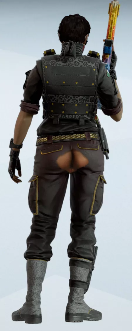 Alibi bent down a little too far and had an accident (OC) by redthomasCUCK