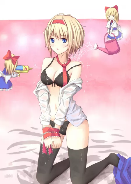 Alice gets wet [Ecchi] by Kylo_Mask