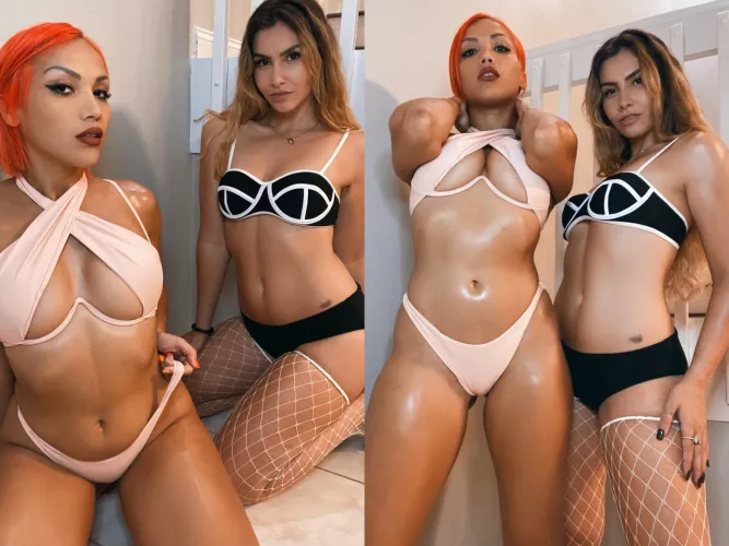 Alicia Atout and Salina De La Renta by Demonwiser